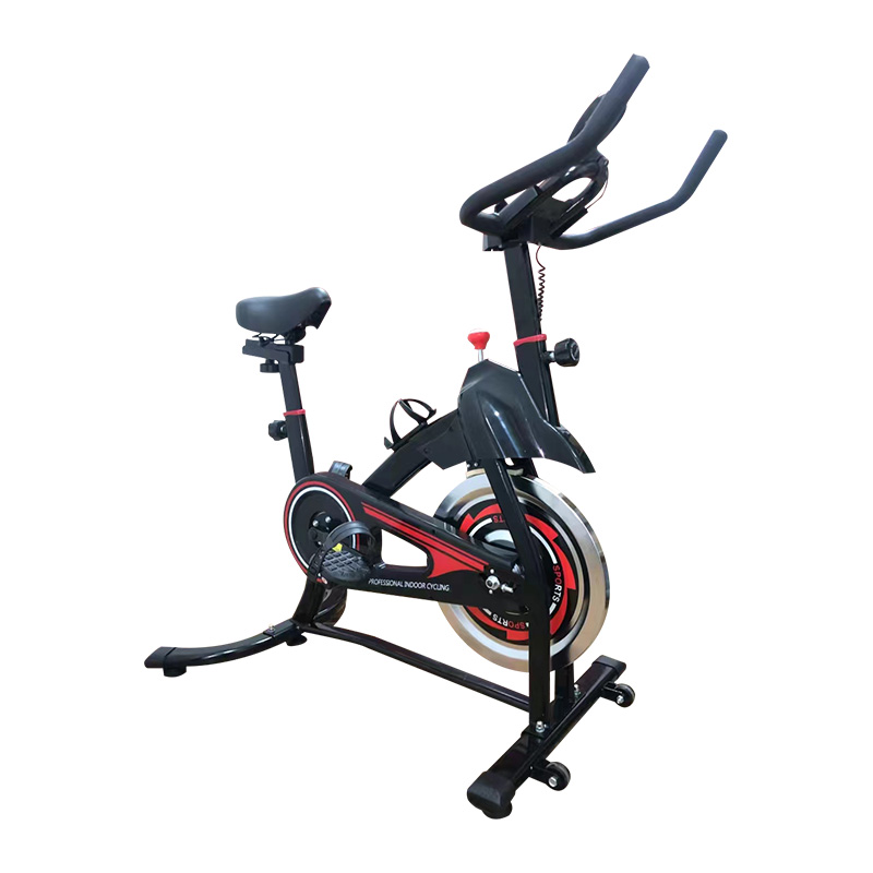 ZS-280 Black Red Stationary Exercise Bike Infinite Resistance Indoor Spinning Bike